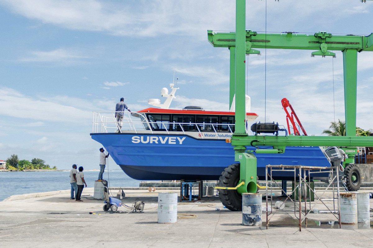 wsmaldives's tweet photo. Setting sail on a voyage of discovery! Odisea is the result of tireless ambition and unwavering dedication from our team through the years, we are ready to map our vast oceans like never before. Here's to exploring new frontiers and achieving greater depths. https://t.co/oSmafLXJef