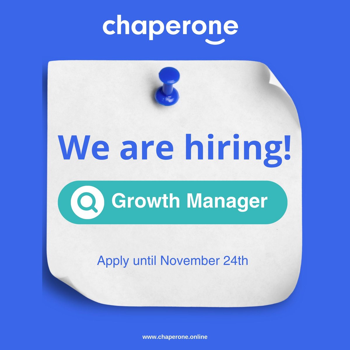 🚀 Join Our Team as Growth Manager!  Explore the details in our Job Spec here: bit.ly/3QtWX2l