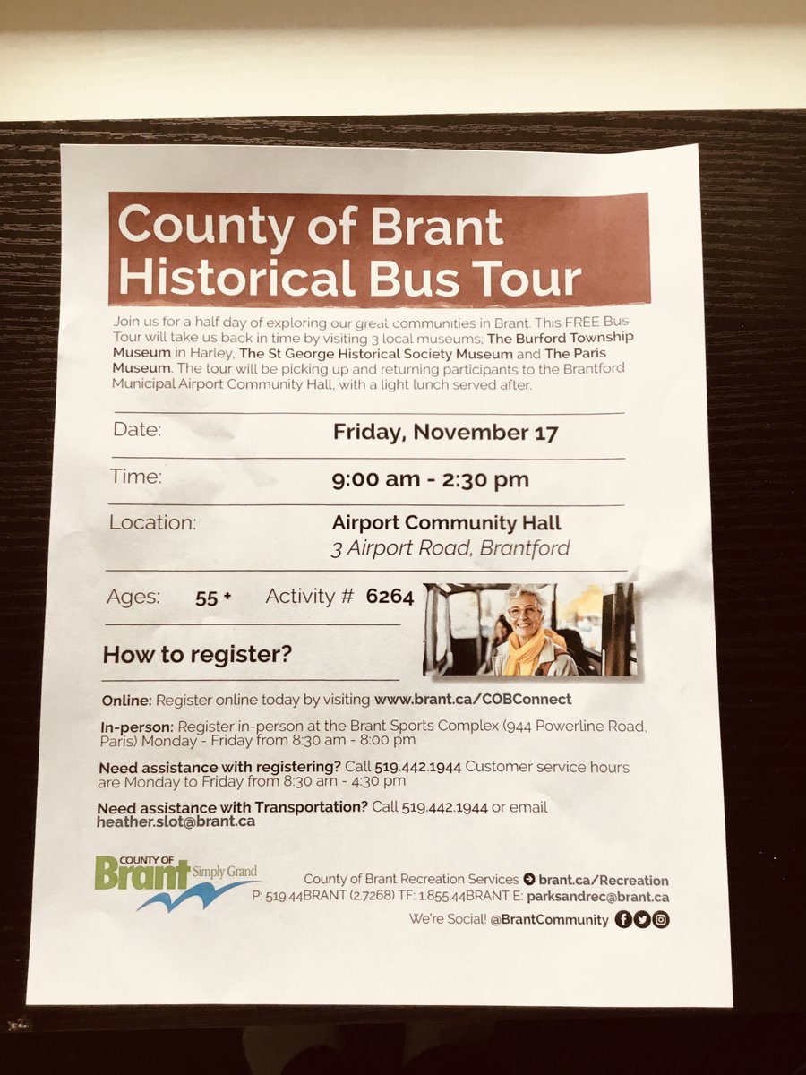 A great opportunity to enjoy Brant County heritage.