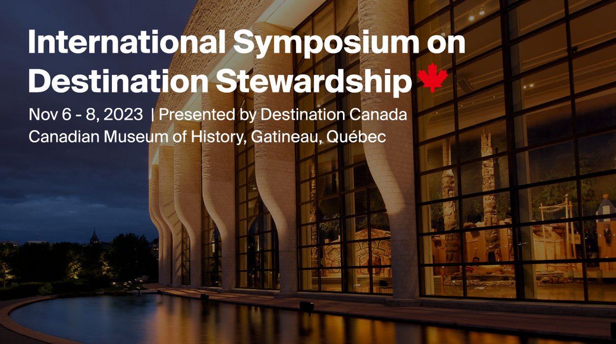 #ISDS23 kicks off in Gatineau, QC! The International Symposium on Destination Stewardship aims to challenge participants to forge a new path towards a more inclusive, resilient and prosperous tourism sector. Read the full press release: destinationcanada.com/en/news/intern…