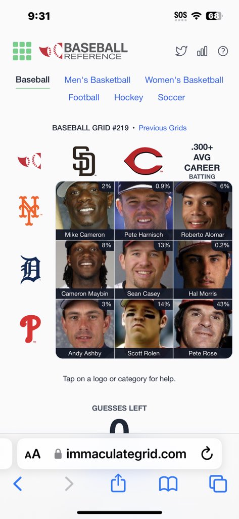 Jeff Cirillo (@jeffcirillo) on Twitter photo ⚾️ Immaculate Grid 219 9/9:
Rarity: 89
IMMACULATE!
🟩🟩🟩
🟩🟩🟩
🟩🟩🟩
Play at:
immaculategrid.com
<a href="/immaculategrid/">Immaculate Grid</a> x <a href="/baseball_ref/">Baseball Reference</a> @baseballlreference ⚾️ Immaculate Grid 219 9/9:
Rarity: 89
IMMACULATE!
🟩🟩🟩
🟩🟩🟩
🟩🟩🟩
Play at:
immaculategrid.com
<a href="/immaculategrid/">Immaculate Grid</a> x <a href="/baseball_ref/">Baseball Reference</a> @baseballlreference