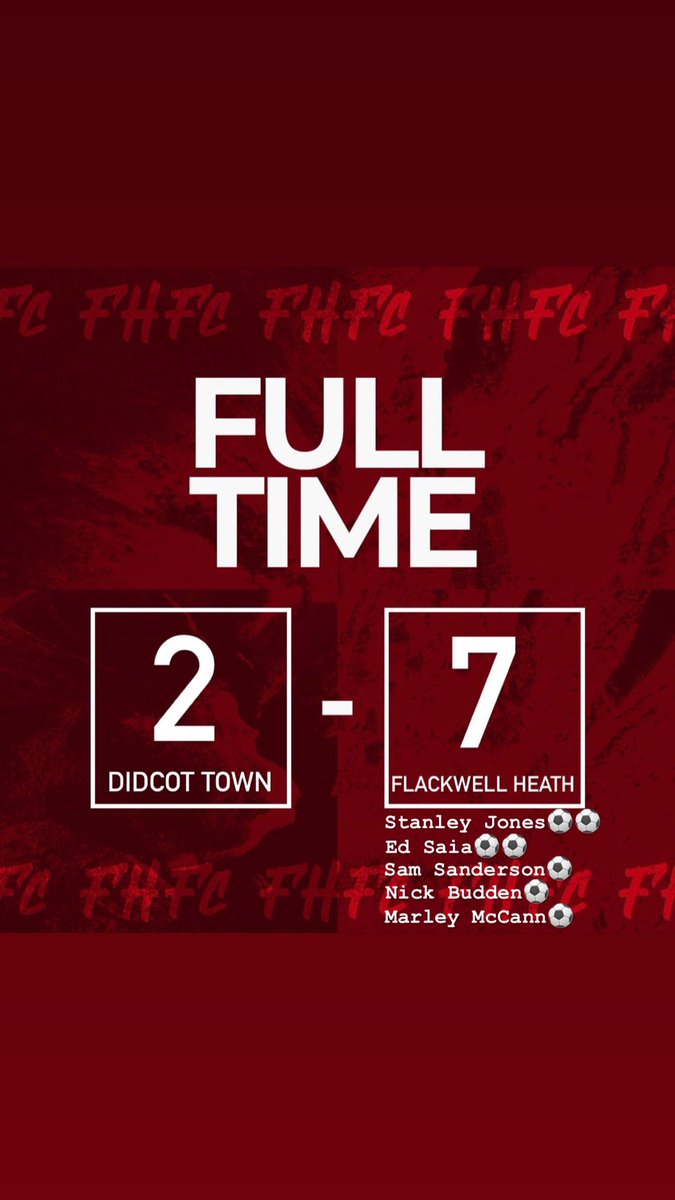 🔴Result🔴 A convincing win from the boys. Thank you to @DidcotTownFC for their hospitality, we look forward to seeing you later on in the season. #Heathens