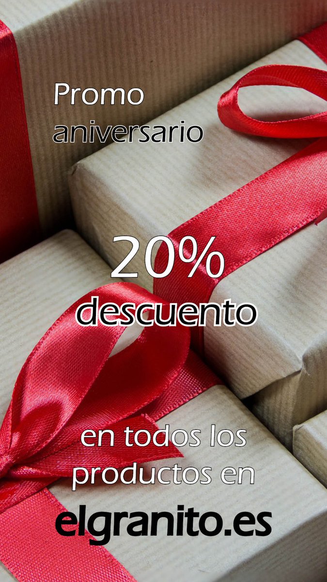 Mañana... ¡Estamos de aniversario! 116 años construyendo con... granitos de arena. Es muy de Dios hacer cosas grandes con lo pequeño. Entra en elgranito.es! Tenemos promo!