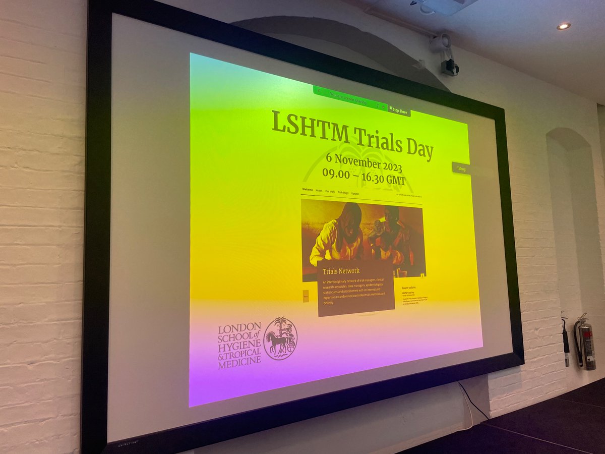 CTU_LSHTM's tweet photo. Was great to see some many faces and hear of so much fantastic work happening across @LSHTM at their ‘Trials Day’ yesterday! 

Including our very own Eni Balogun and Richard Evans presenting on the journey of the #TXA and #CVD trials in our unit to date 👏🏻 

#trialsday #research https://t.co/F6WmuFKWLc
