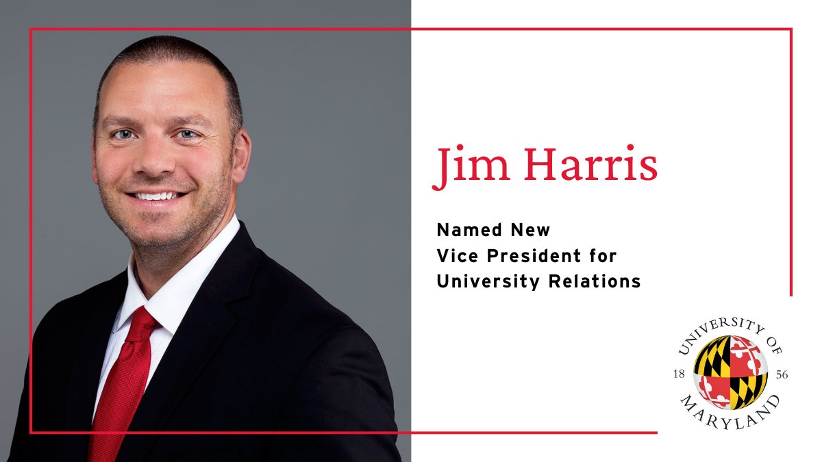 Congratulations to Jim Harris, #UMD’s new vice president for university relations! His experience and leadership in development make him well-positioned for the role. ➡️ go.umd.edu/3QrdZht