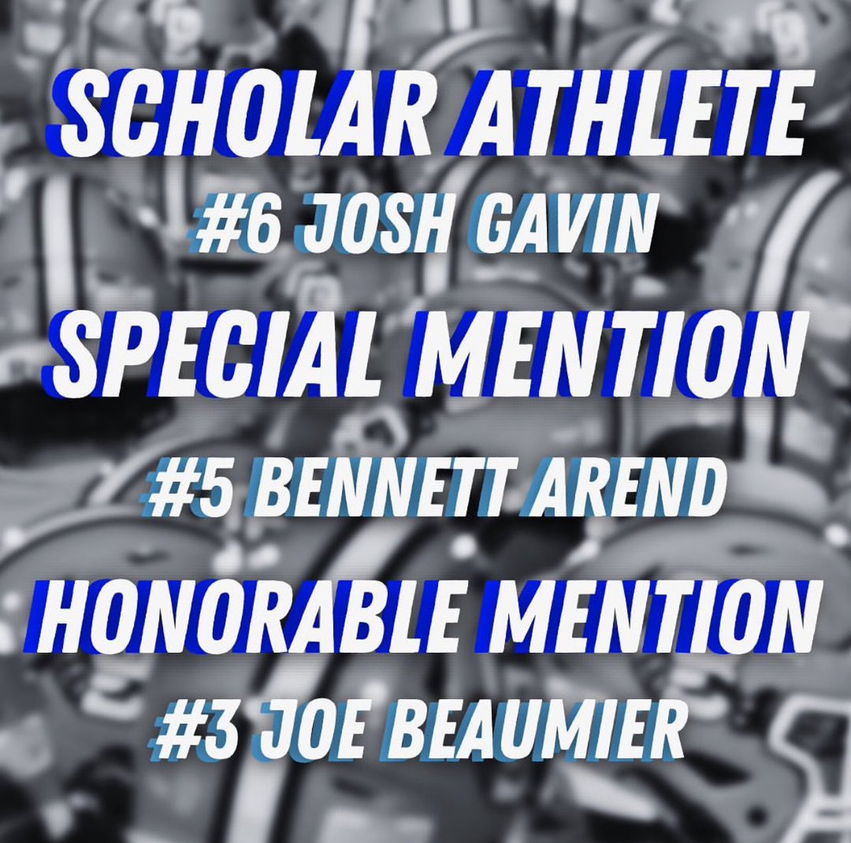 Berlin_Bears_FB's tweet photo. Congratulations to our All-OCC Scholar Athlete, Special Mention, and Honorable Mention players. 

@JoshGavin24 @bennettarend5 @JoeBeaumier2 

#SMART #ClawsUp https://t.co/8buggVP9l8