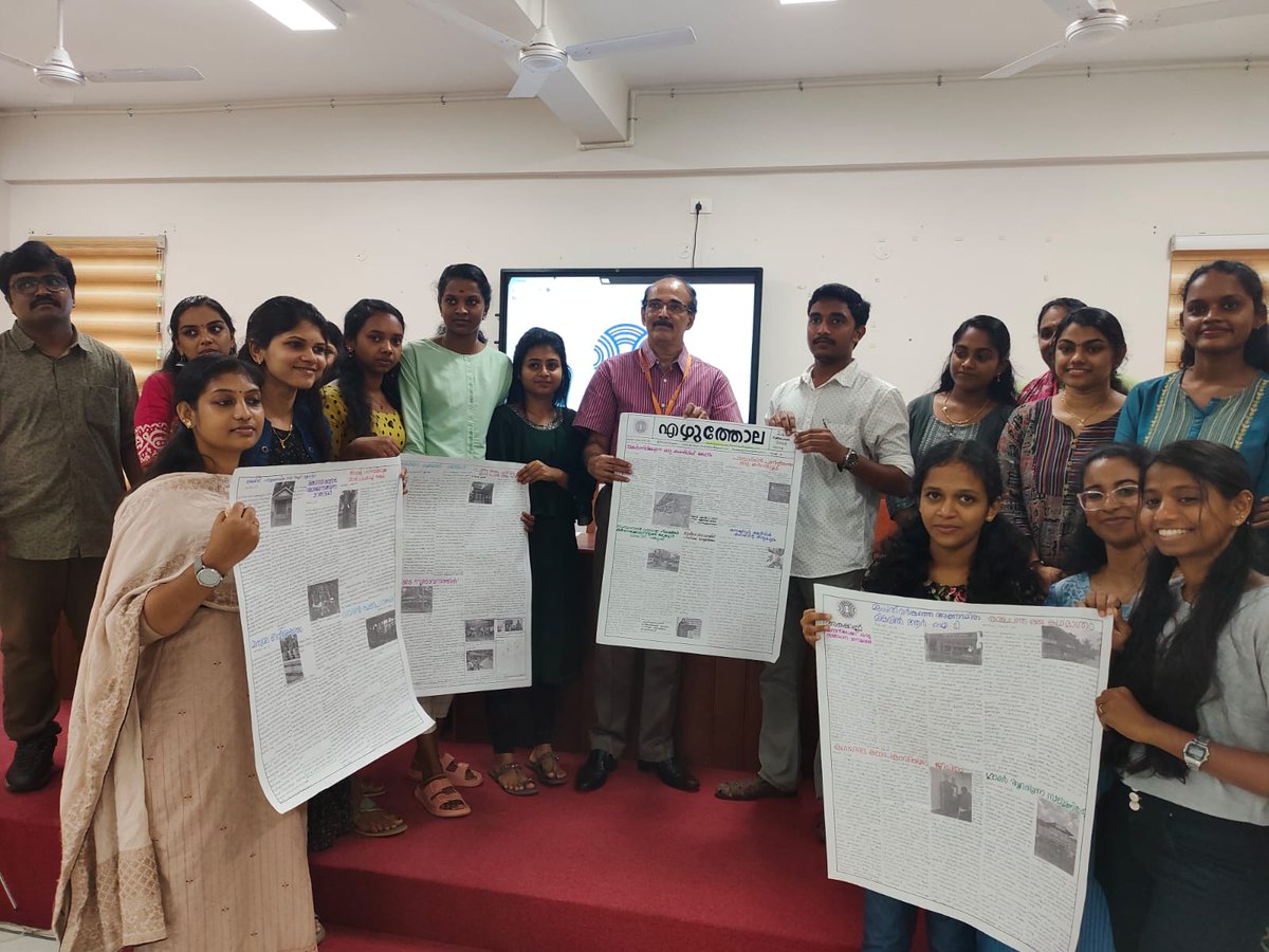 iimckottayam's tweet image. Release of the first issue of lab journal produced by Malayalam Journalism students at Kottayam campus.
#mediastudents #iimclife #BestMediaInstitute #journalismstudents