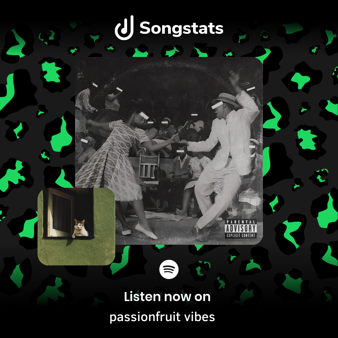 @dannyonionz Did you know that your track "Swing Dance" got added to 'passionfruit vibes🥑🦥' with over 29.7K Followers on Spotify! Discover even more awesome insights on the Songstats App.