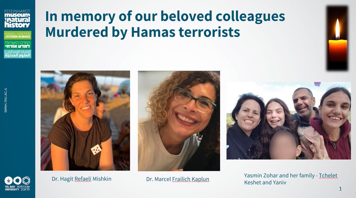 yaelago1's tweet photo. Today I presented the Israel center for #CitizenScience, and the values it hold - inclusion, openness and mutual respect.
I dedicated the session to my colleagues murdered by #HamasTerrorrist. Thank you @EuCitSci @EUCitSciProject for your sympathy and support!
#Standwithlsrael https://t.co/0sqf8qYwAc