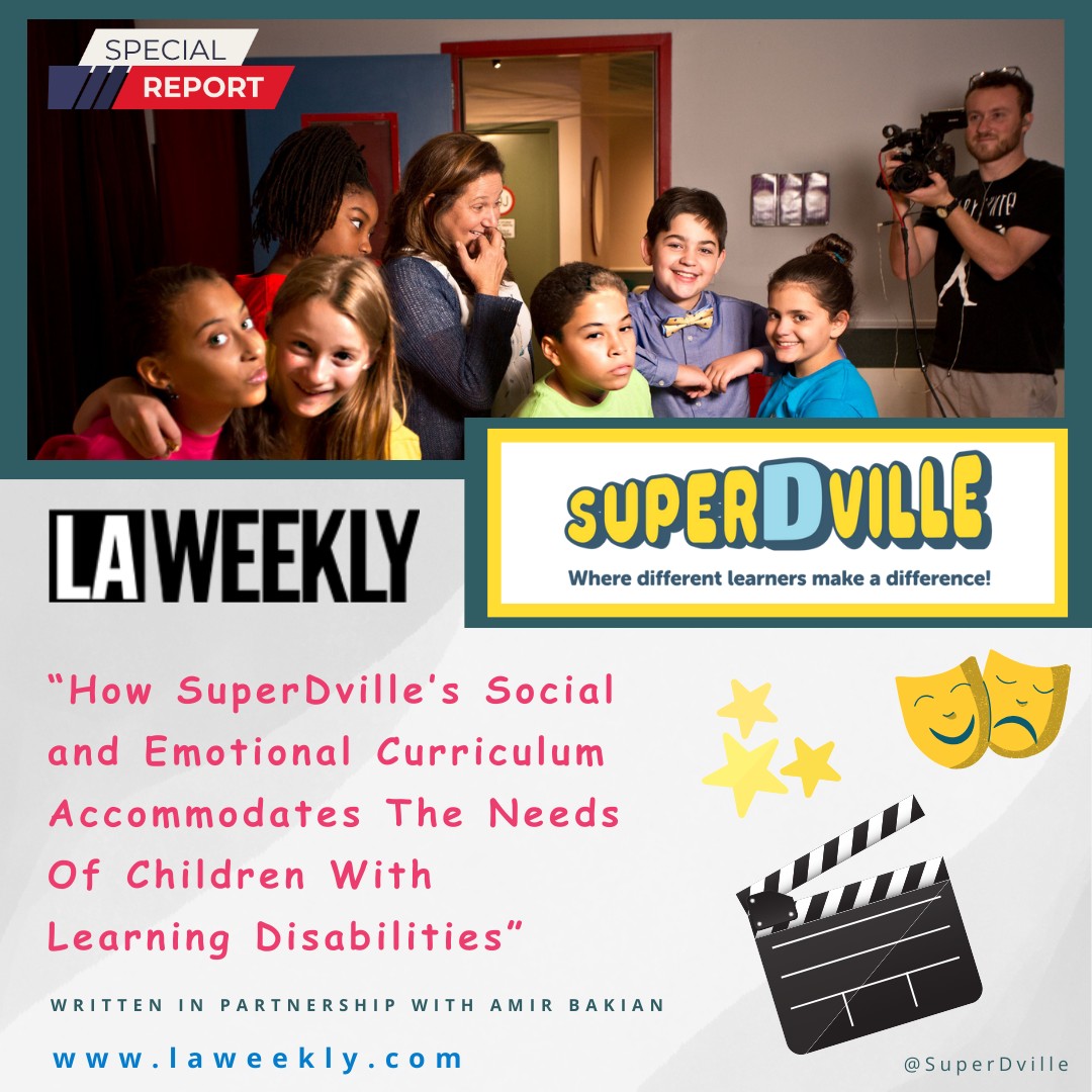 SuperDville's tweet photo. Explore the @LAWeekly article about our mission to empower #diversity, #emotionalintelligence, & #inclusiveeducation. Join us on an adventure of growth & learning through #SEL! https://t.co/1X96p3qEIW
#LAweekly #EducationForAll #EdTech #diverselearners #education #empowerkids https://t.co/zr7ERpZmkU