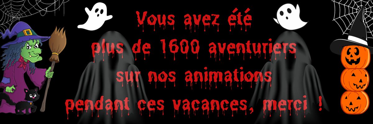 La rentrée scolaire a sonné la fin des animations de la Toussaint, qui malgré la météo et les annulations furent un succès avec plus de 1600 aventuriers, merci ! 🙏

#jexplorelisere avec #ginstevevotreguidedepoche 
#halloween #animations #isere #chateaux #tourisme