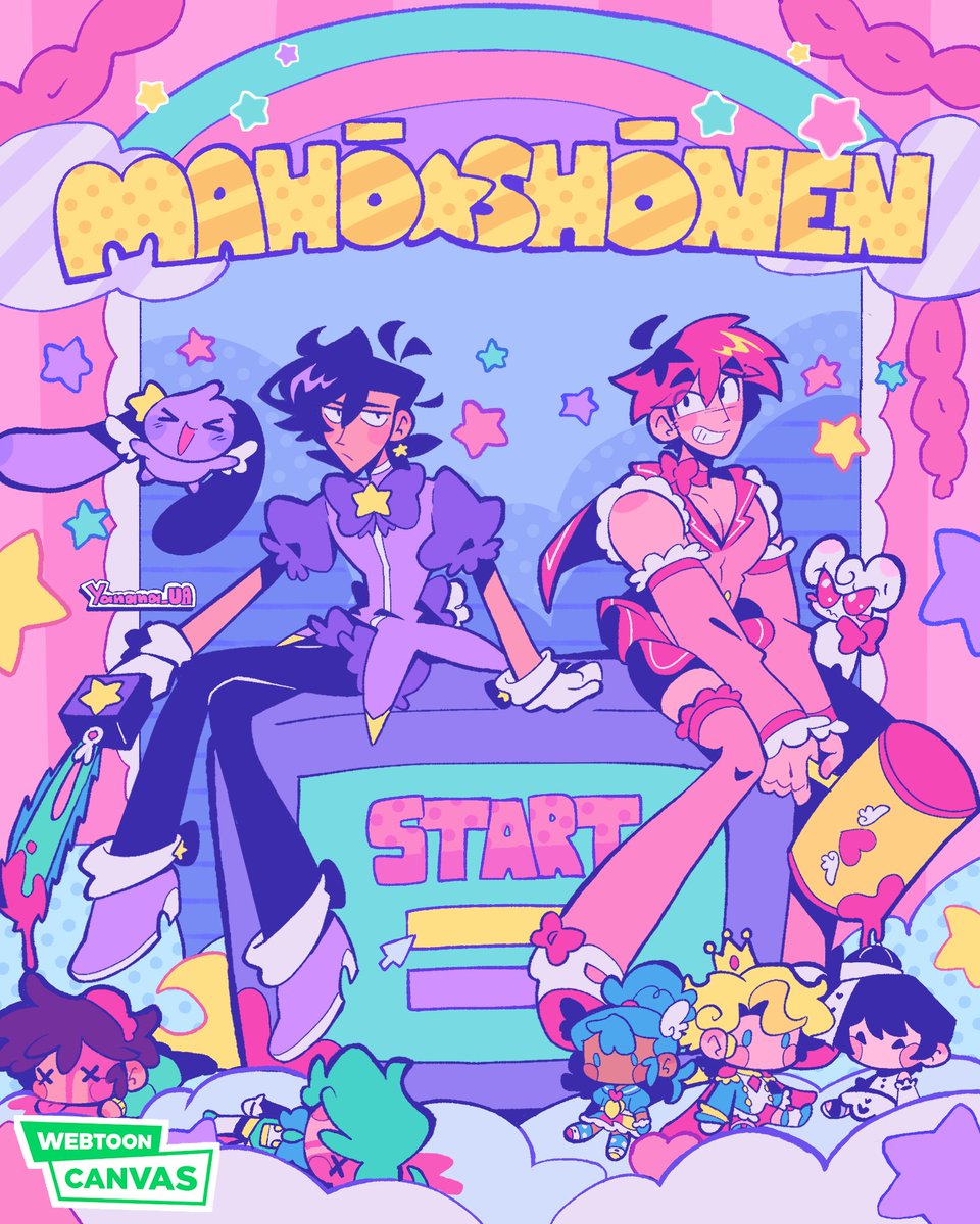 🌈Read Maho☆Shonen on Webtoon Canvas and support us on Patreon