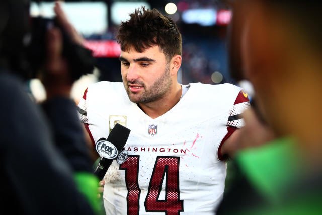 DQ_Special's tweet photo. Sam Howell has a chance to make history next Sunday 

If he passes for 22,566 yards against Seattle.  He will pass the great Joe Theismann and become Washington’s All-Time passing yards leader. 

#HTTC https://t.co/hrYHN5iNjt