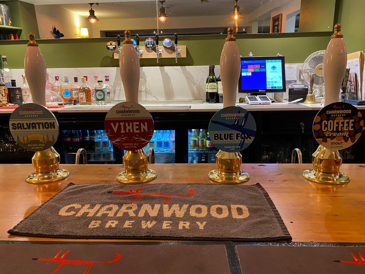 Coffee Cream Stout and Blue Fox are joining Salvation and Vixen to start the week! 🍺