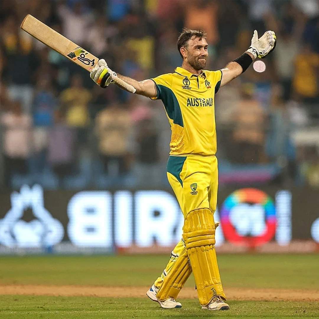 What a game of cricket weldone Maxwell👑
The greatest inning in the history I have ever seen! 

#AUSvsAFG #cwc2023