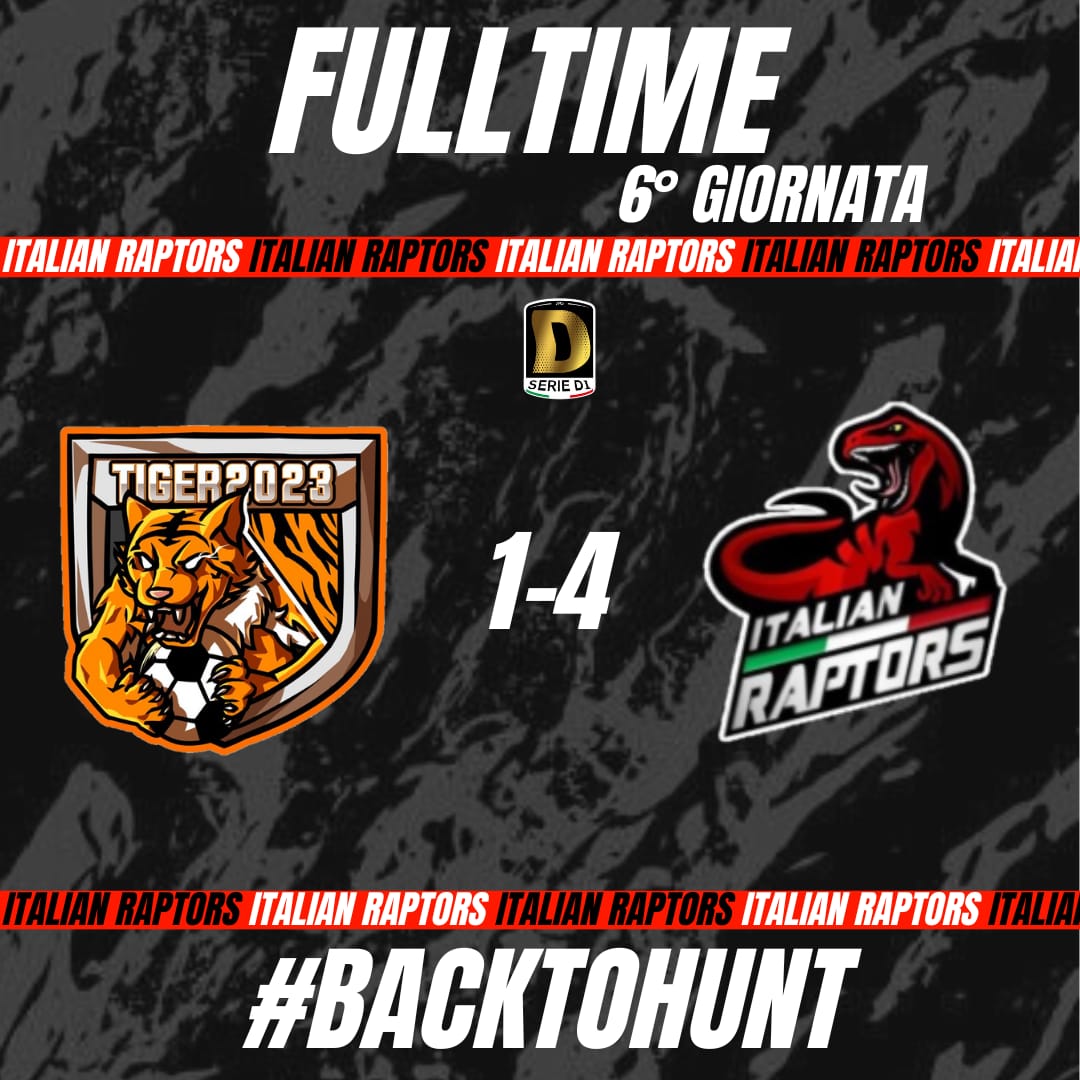 📌 FULLTIME 07/11

🏆<a href="/VPGItaly/">Virtual Pro Gaming Italy 🇮🇹</a> - SERIE D1 6ª GIORNATA     
✈️🆚 @TigerproITA 4-1✅

⚽️| X3 #Alex_lanza001 , <a href="/LoSqualoo_/">LoSqualo_-</a> 
👟| X2 <a href="/LoSqualoo_/">LoSqualo_-</a> , X2 @NotDodi86