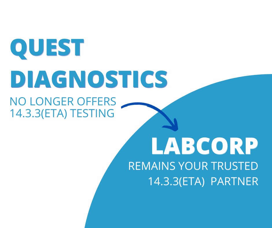 Quest Diagnostics will no longer offer the 14-3-3η (eta) test. Keep your patient care seamless – order 14-3-3η from Labcorp as a standalone test or in panels for RA diagnosis, prognosis, and monitoring. augurex.com/14-3-3eta-test…