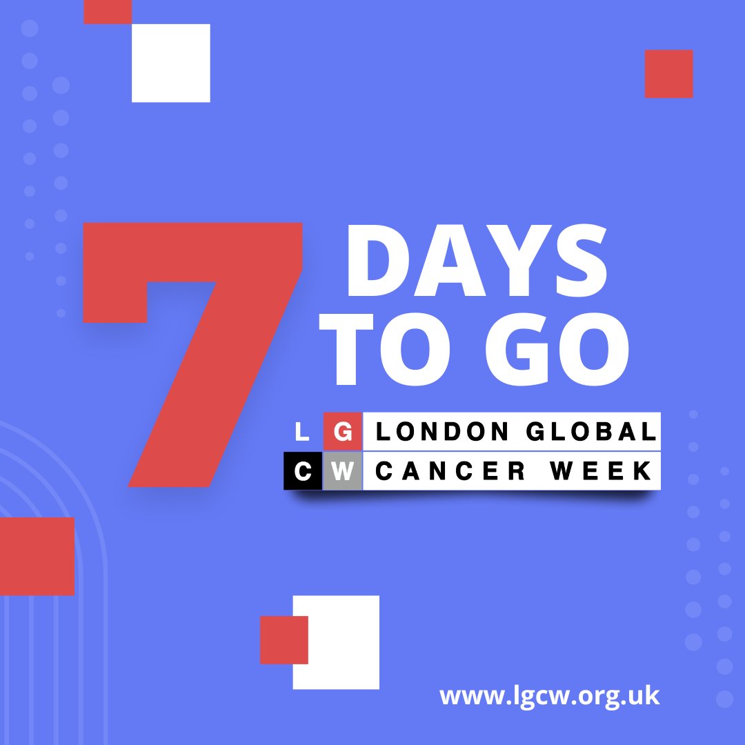 7 days to go until our webinar! Don't forget to sign up 
eventbrite.com/e/london-globa…

#LGCW #SupportingAYA #LondonGlobalCancerWeek #LGCW2023 #PsychosocialSupport #Epidemiology #Survivorship #CancerAdvocacy #WorldChildCancer #ChildhoodCancer #ChildhoodCancerAwareness #CancerAwareness