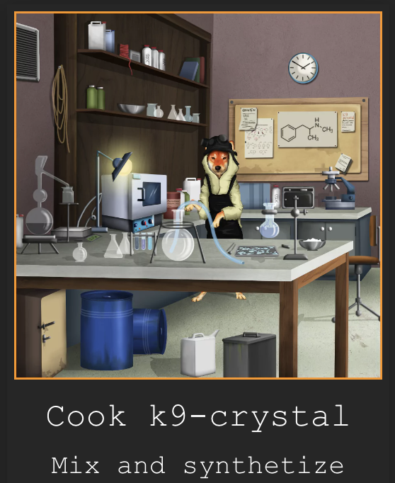 ShibaWars's tweet photo. @anglio yeah you should snatch your Shiba gangster and go cook some k9 crystal 😃 https://t.co/GEzjJZFuCE