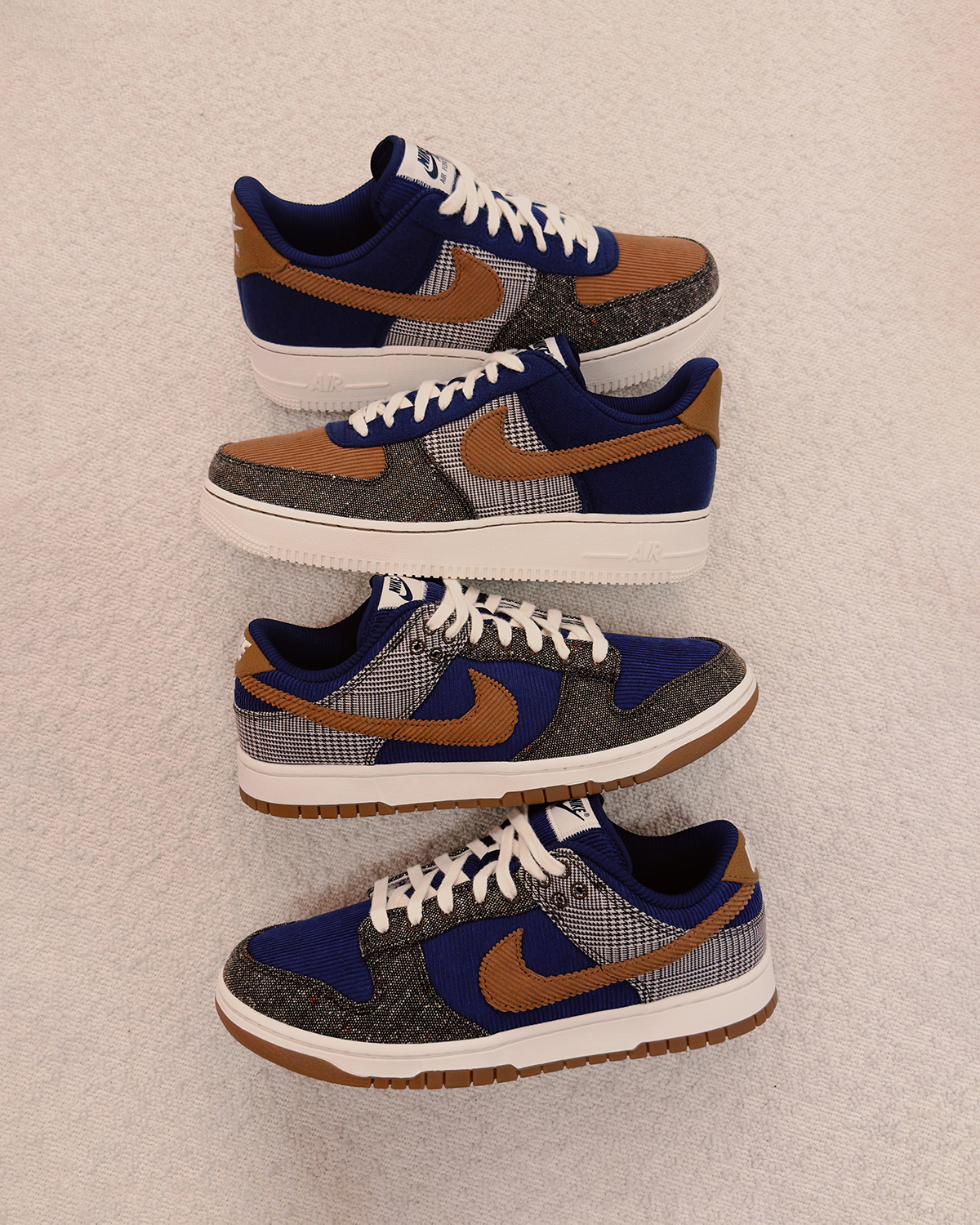 W air force 1 low cheap corduroy
