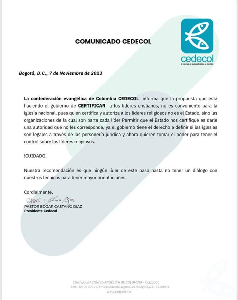 izamariacm's tweet photo. LA FAMILIA tiene su jurisdicción, LA IGLESIA tiene su jurisdicción y EL GOBIERNO tiene su jurisdicción, el gobierno no tiene porqué entrometerse en los asuntos de la IGLESIA. #noalacertificacion @AmeliaCotes @interiorgob https://t.co/P5ZbHz3dPB