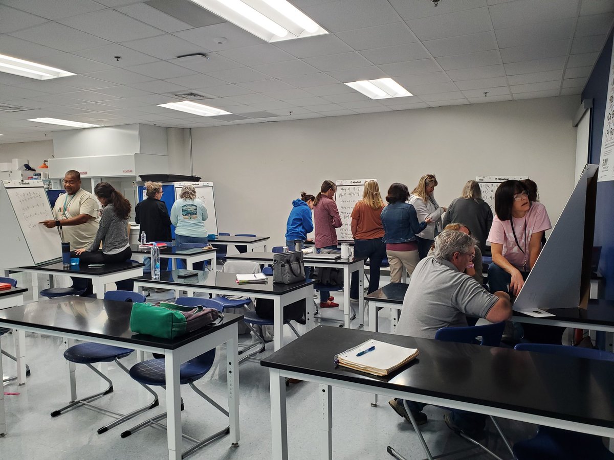 CarleyBeale's tweet photo. Learning about implementing Building Thinking Classroom! @Wipebook @SCPSProfLearn https://t.co/xciIxnjAMY