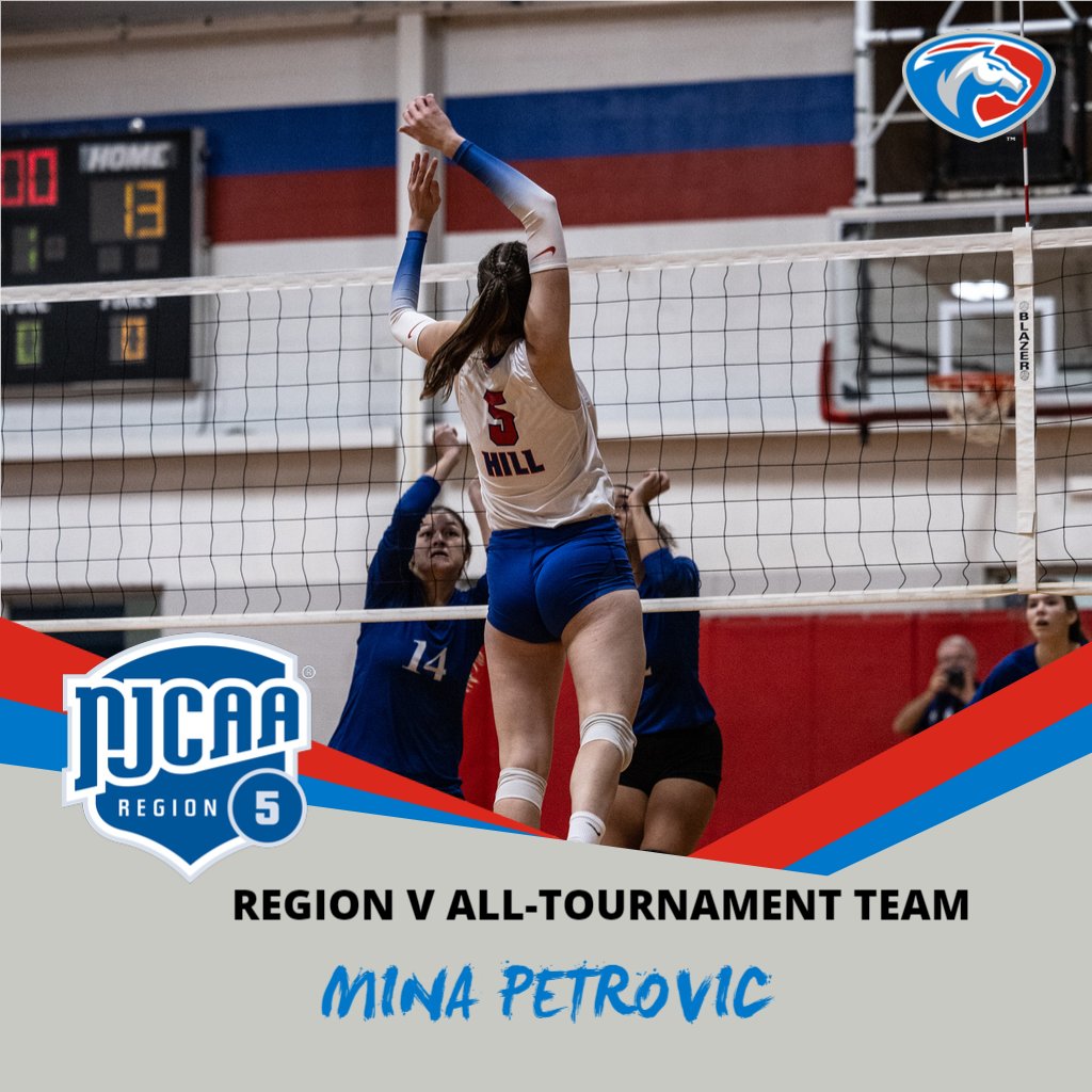 Congratulations on being selected to the Region V All-Tournament Team Mina! 

GO REBELS! 

#hillcollege #volleyball #njcaa #ntjcac #nevergiven #alwaysearned #unfinishedbusiness