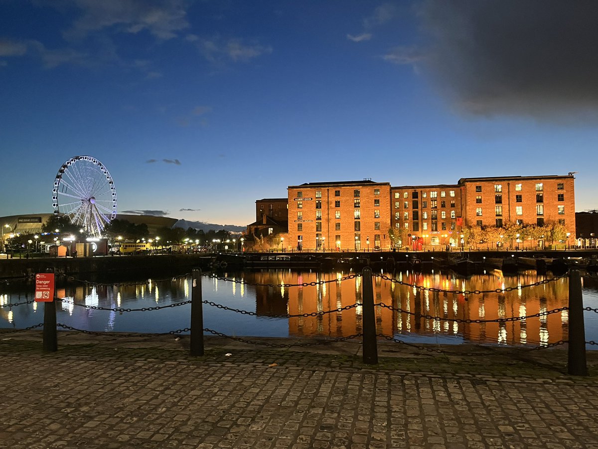 That closes another day of conference, reflective walk back along the dock to the hotel with lots to think about. #HUKConf23