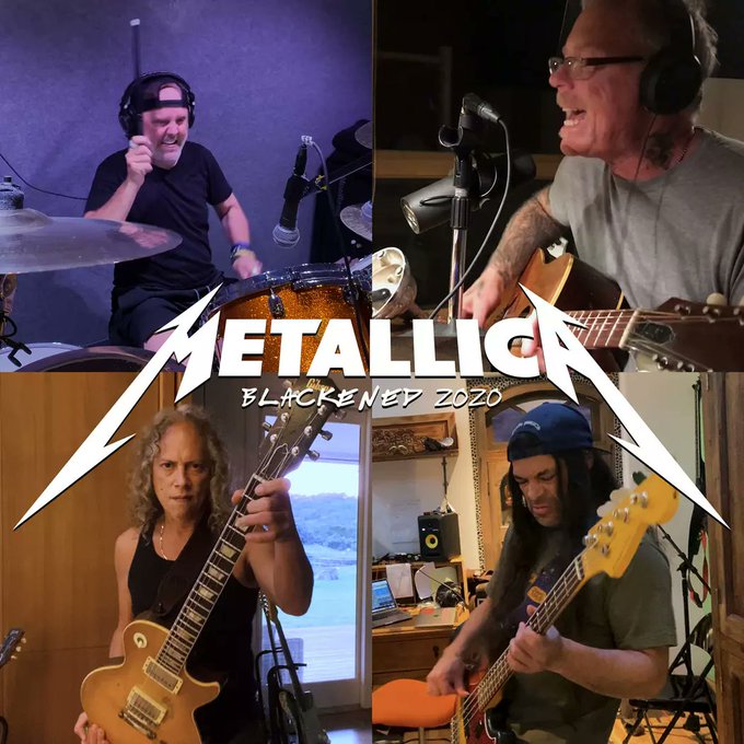 #UnDíaComoHoy de 2020, #Metallica lanza sorpresivamente una versión acústica de su tema Blackened en plena pandemia. Ante el aislamiento total, fue una manera de mantenerse activos y dar iniciativa de la composición de #72Seasons, según contó la banda hace un tiempo atrás.