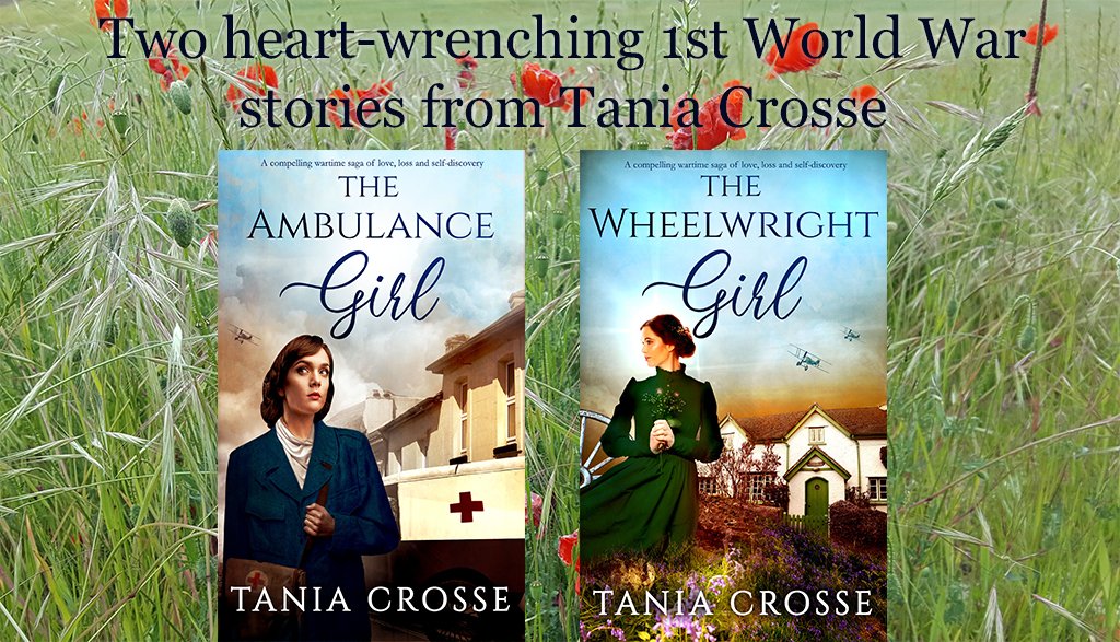 TaniaCrosse's tweet photo. Two moving #WW1 #Sagas #FREE on #KindleUnlimited or ONLY £1.99 to download
#horse trainer turns #Ambulance driver https://t.co/2gHEdjxJPQ
#wheelwright #girl turns #shellshock #nurse https://t.co/uk9oW4yWYk
#Paperback #Audio #LargePrint https://t.co/4ENVrXFkQw