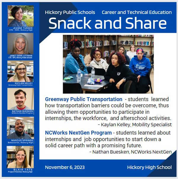 Derr-Littman at HPS (@jdlathps) on Twitter photo 😎Career Development Month - partnering with Greenway Public Transportation and NCWorks NextGen Program.
<a href="/hickoryschools/">Hickory City Schools</a> @HickoryCTE <a href="/KarenBoyles1/">Karen Boyles, NW CTE Regional Coordinator, NCDPI</a> <a href="/CTEforNC/">NC Career and Technical Education</a>
#CTEforNC #NCACTE
#PublicTransportation #NCWorks #NextGen #workforce 😎Career Development Month - partnering with Greenway Public Transportation and NCWorks NextGen Program.
<a href="/hickoryschools/">Hickory City Schools</a> @HickoryCTE <a href="/KarenBoyles1/">Karen Boyles, NW CTE Regional Coordinator, NCDPI</a> <a href="/CTEforNC/">NC Career and Technical Education</a>
#CTEforNC #NCACTE
#PublicTransportation #NCWorks #NextGen #workforce