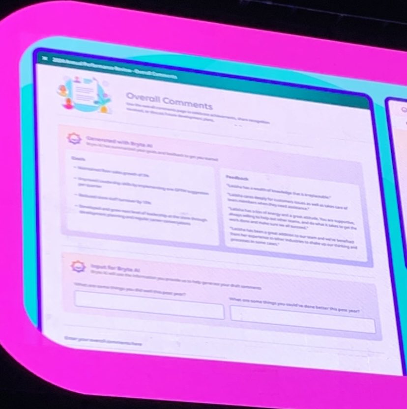 mochasbg1955's tweet photo. Over 2,500 #AI models in use by customers today … AND @UKGInc’s newly launched (also voice-activated) Bryte won’t just be guiding employees and managers on completing key activities, but completing many activities for them -- and complete them with more quality! #ukgaspire https://t.co/gruZPTlSkE