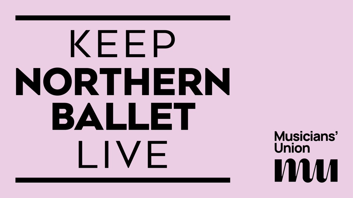 Take action to keep @NorthernBallet music live! Join musicians & supporters from across the trade union movement in Newcastle this Friday 10 November from 6.30pm Learn more & sign up: bit.ly/3MxaIMp #KeepNorthernBalletLive