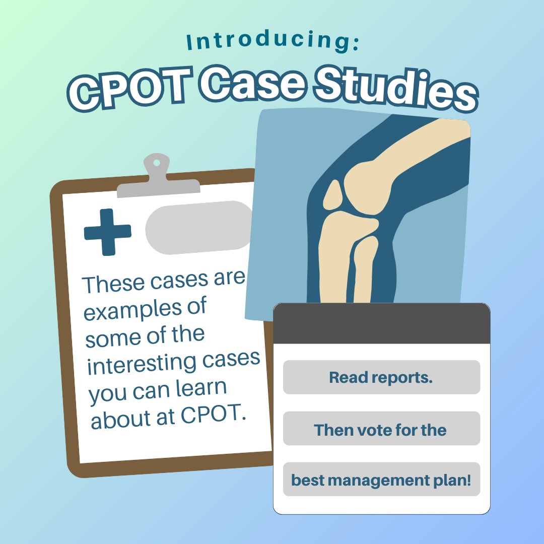CPOT and Adult Trauma Course presents the Controversial Case study series! Starting next week, read the case study &amp; vote for your preferred management plan. Conference runs January 25th to 27th at the Fairmont Chateau in Whistler, Canada. REGISTER NOW using the link below.