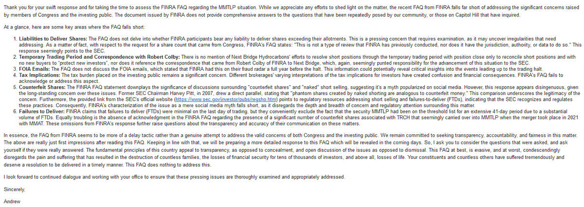 KarmaCollects's tweet photo. $MMTLP Hey @FINRA, did you really think we were going to take this laying down? Condescending evasion and gaslighting will not work on this community. You'll have to do better than that. 

While you're in the fiction section, you can find us over in reference. https://t.co/PexZiBsyEj