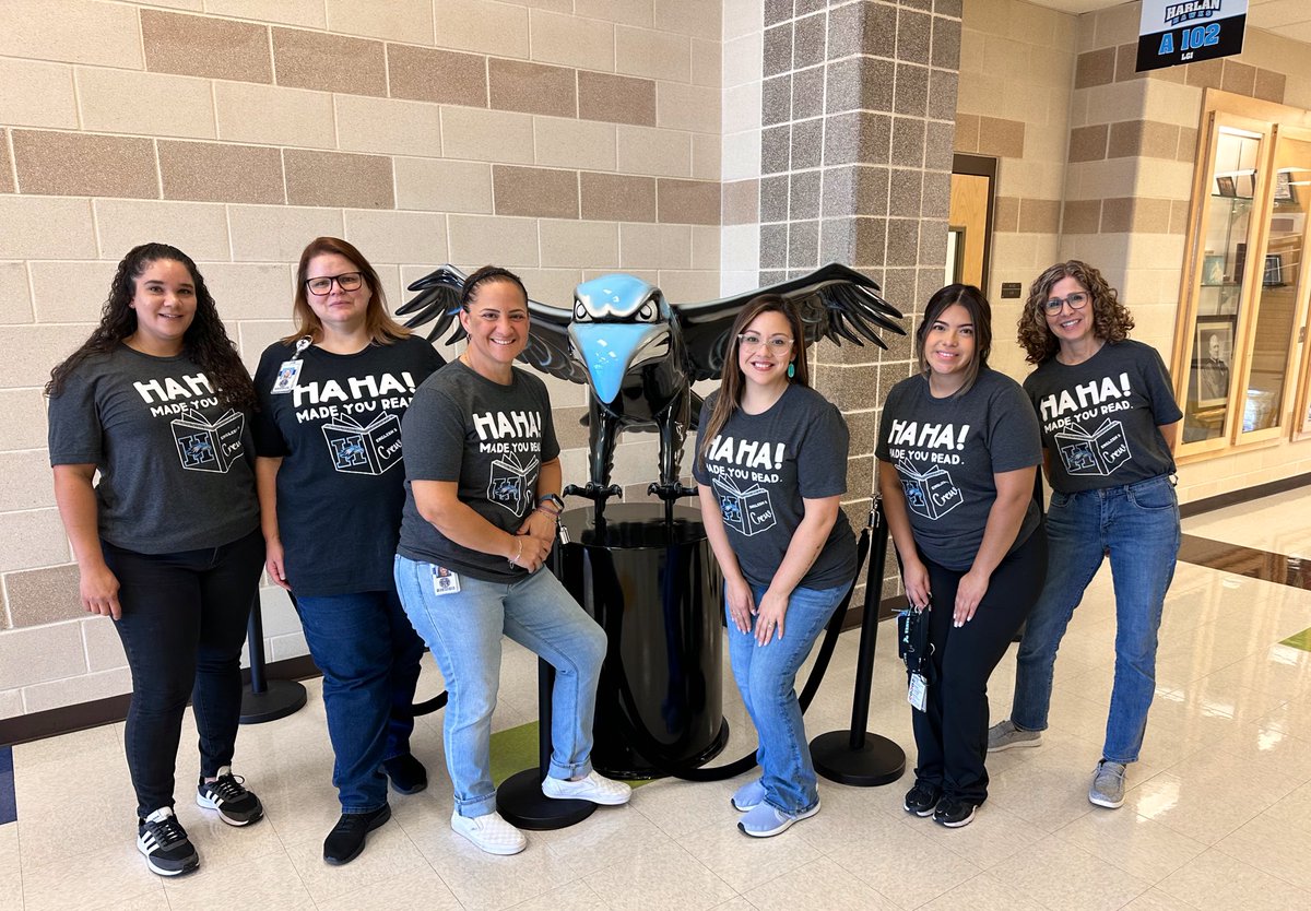 CoachCandle19's tweet image. HA HA! Made You Read. 

Let me formally introduce you to the protagonists of @NISDHarlan Eng 3!  
📚 🖊️ 

#MainCharacterVibes