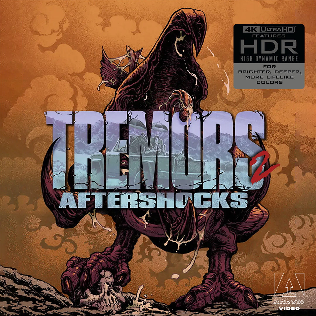 ArrowFilmsVideo on X: Make way for the second instalment in subterranean  horror! Restored from its original camera negative, and host to a full  selection of special features TREMORS 2: AFTERSHOCKS 🪱 arrives