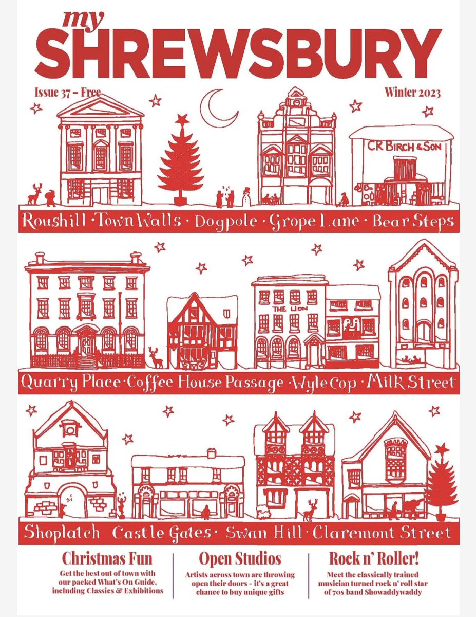 Our Christmas edition is out now! Subscribe online to receive @MyShrews in the post, or opt for 'In the Loop' our fab weekly package of digital content connecting you with the heart of town at just £1 a week! myshrewsbury.co.uk