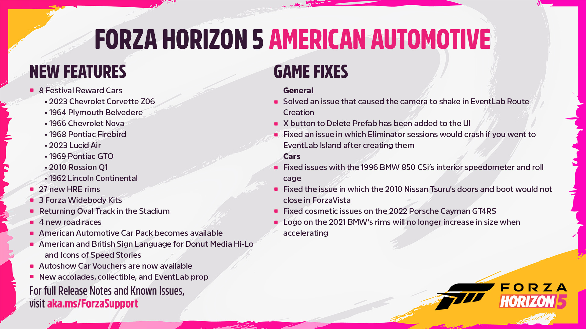 Forza Horizon 5 American Automotive Car Pack on Steam
