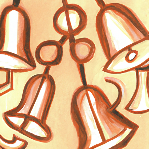 tunebotic's tweet image. Copper Bells [prompt: copper bells in the style of a Picasso painting]

#HumanAgain by #JorjaChalmers