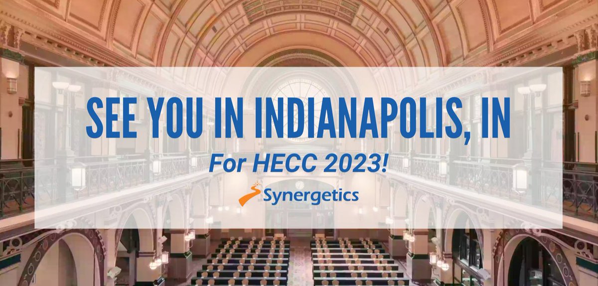 SynergeticsDCS's tweet image. Synergetics is gearing up for HECC 2023 in Indiana this week! 🚀Get ready to explore the latest in educational technology &amp;amp; be sure to visit us in booth 43/44 - don&apos;t miss out! #HECC2023 #EdTechInnovators