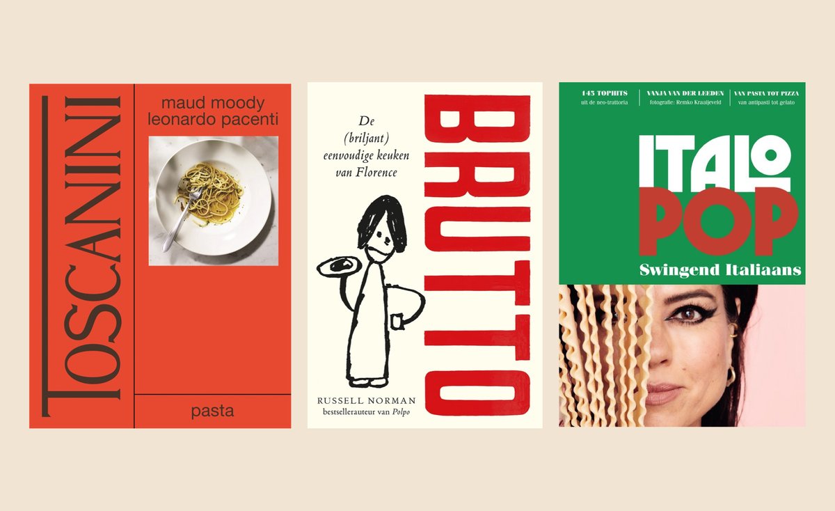 Deze week is het kookboekenweek. Het perfecte moment om onze favoriete Italiaanse kookboeken voor je op een rijtje te zetten. Met als absolute toppers: Brutto van Russell Norman en Italopop van Vanja van der Leeden. Je vindt ze allemaal in de shop: shop.desmaakvanitalie.nl/product-catego…