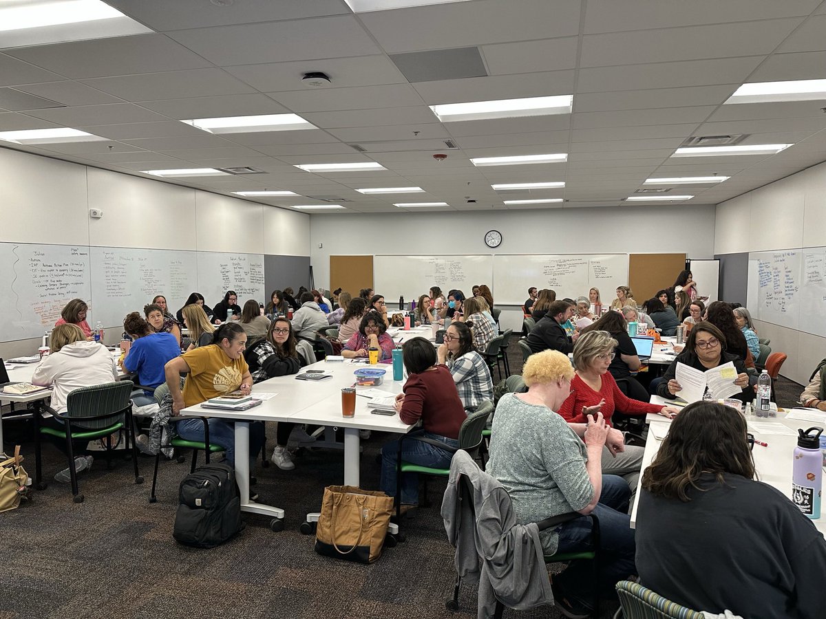 PreK teachers learning and collaborating on how to best support the needs of the whole child. #preschool #emotionalneeds <a href="/ABQschools/">Albuquerque Public Schools</a> <a href="/MelBFarmer/">MelaniBuchananFarmer</a> <a href="/jill_vice/">Jill Vice</a> <a href="/AnnittraA/">Annittra Atler</a>