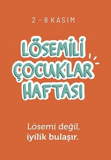 Lösemi değil, iyilik bulaşır.🧡🧡

#BizKazanacağızLÖSEV