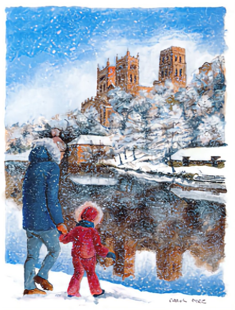 In stock now!

Local artist Carol Ayre painted #DurhamCathedral as one our exclusive 2023 #Christmas card designs.

See our full range of cards at friendsofdurhamcathedral.co.uk

#Durham #lovedurham