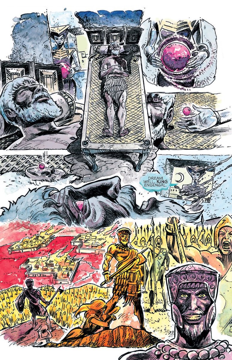 We have little more than a week to get our book funded and we’re currently sitting at 86% with 87 supporters. Help us get this thing over the hill!

I’d like to tell you about Page 22 of our second issue. It depicts a scene in which Inanna’s attendant goddess Ninshubur enters 1/7