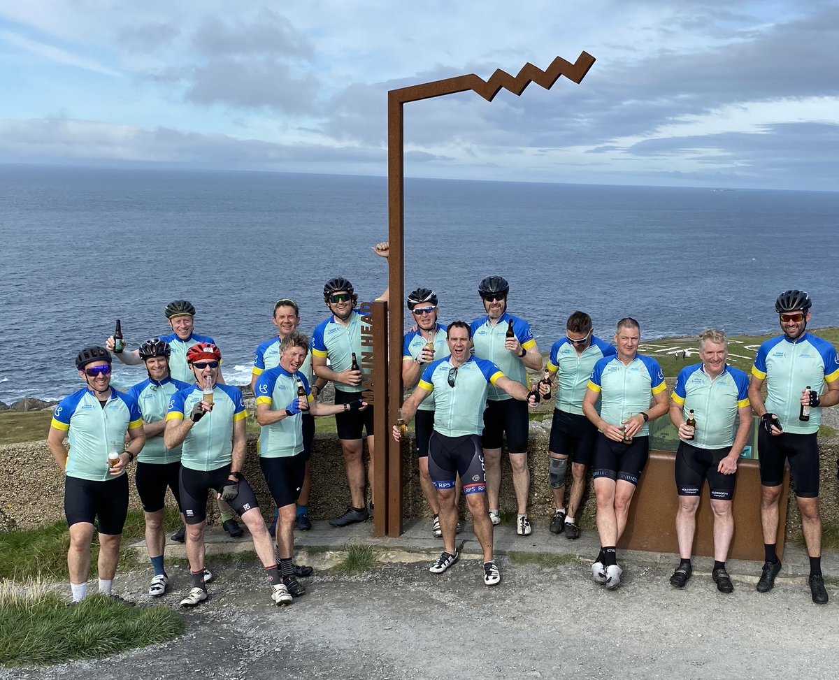 Following M2M cycle, delighted to present a cheque for €15,764  to <a href="/Aware/">Aware</a>. Thanks to everyone who donated, and the group for a really enjoyable 4 days cycling in September