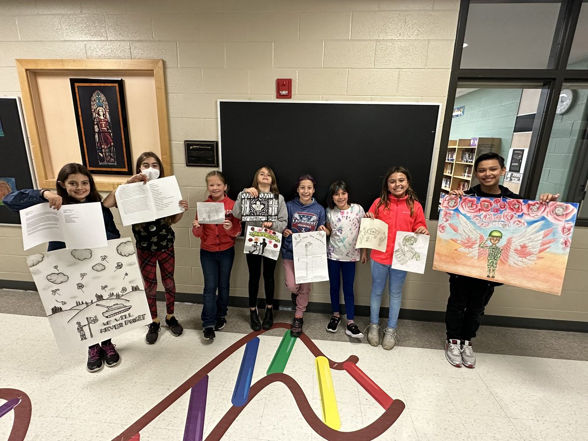 Remembrance Poster and Literary Contest class submissions! <a href="/thestingersbuzz/">St. Michael School</a>