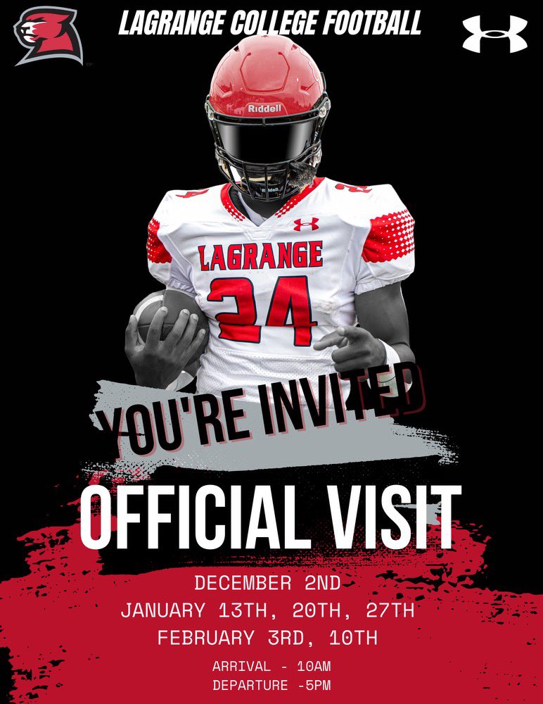 Thank you to @LCPanthers_FB and <a href="/Coach__Talbert/">Coach Talbert</a> for the official visit invite! Looking forward to the process <a href="/LegacycharterFB/">Legacy High School Football</a> <a href="/coachhfox_/">Zach Fox</a> <a href="/football305407/">Central Florida High School Football Recruiting</a> <a href="/Andy_Villamarzo/">Andy Villamarzo</a>
<a href="/larryblustein/">Blustein Recruiting</a>